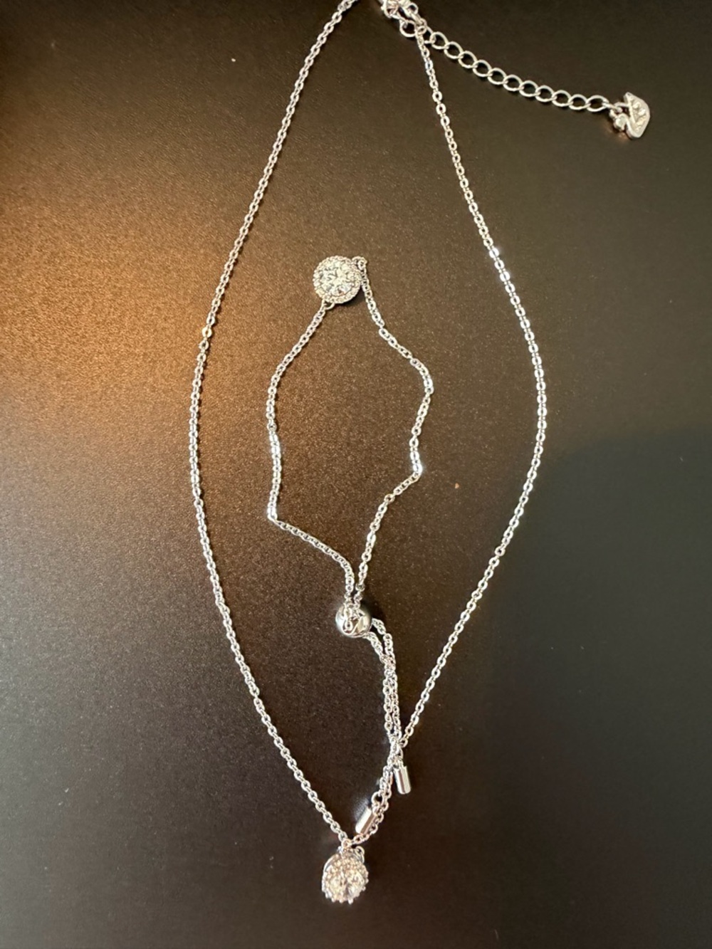 Swarovski Necklace & Bracelet Set – Excellent Condition